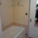pink diamond floor, before